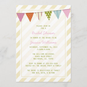 Invitación Ducha nupcial elegante lamentable