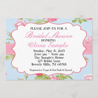 Invitación Ducha nupcial elegante lamentable