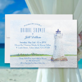 Invitación Ducha nupcial en el faro de Cockspur