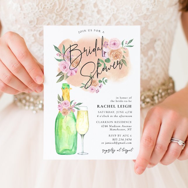 Invitación Ducha nupcial floral de ensueño (Subido por el creador)