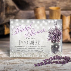 Invitación Ducha nupcial floral de lavadora de aliento para b