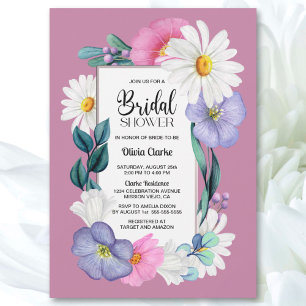 Invitación Ducha nupcial floral de primavera
