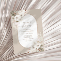 Ducha nupcial floral descascarillada