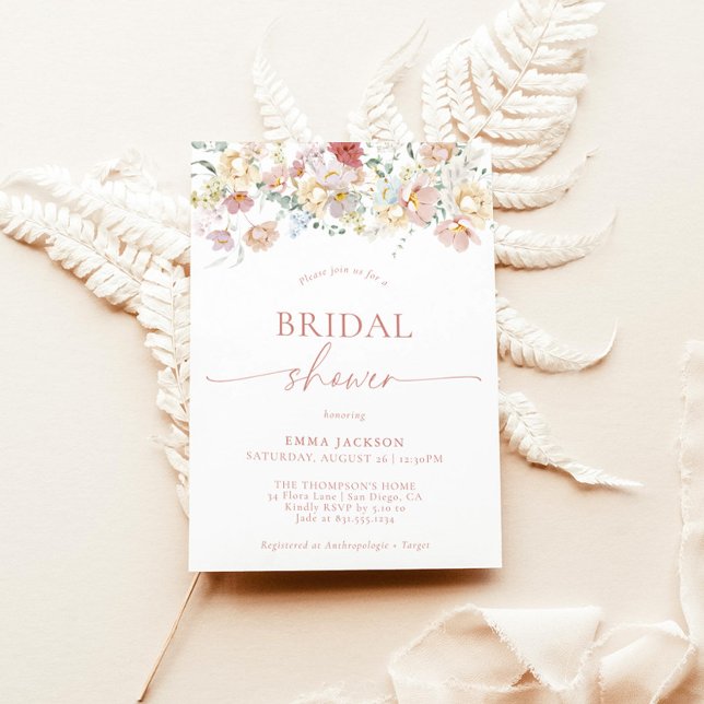 Invitación Ducha nupcial floral moderna | Ducha nupcial Boho (Subido por el creador)