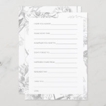 Ducha nupcial floral plateada moderna