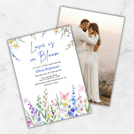 Invitación Ducha Nupcial Floral Primavera El Amor Está en Flo