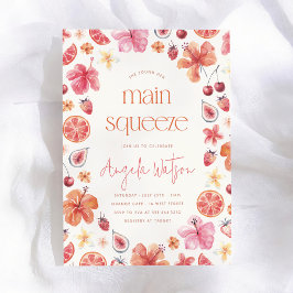 Invitación Ducha Nupcial Main Squeeze Citrus
