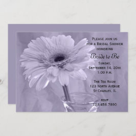 Invitación Ducha nupcial marrón pálida