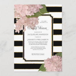 Invitación Ducha nupcial moderna con clase del Hydrangea
