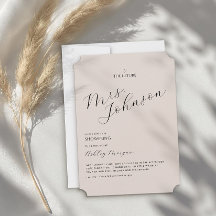 Ducha nupcial moderna mínima | La futura Sra.