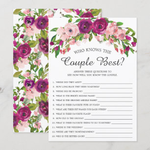 Invitación Ducha nupcial que conoce a la pareja mejor juego