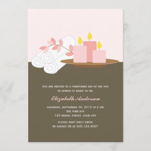 Invitación Ducha nupcial {rosa}