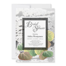 Ducha nupcial rusa corteza y hojas