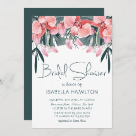 Invitación Ducha nupcial tropical floral