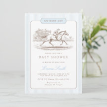 Ducha para Bebé Blue Go Baby Go Derby Preppy Clási
