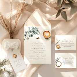 Invitación Ducha para bebes de café