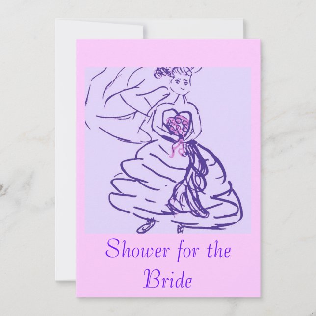 Invitación Ducha para la novia (Anverso)