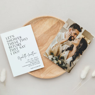 Invitación Ducha Pareja Antes De Decir Que Hago Foto Brigada