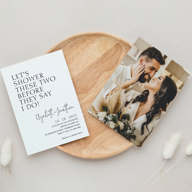 Invitación Ducha Pareja Antes De Decir Que Hago Foto Brigada (Subido por el creador)