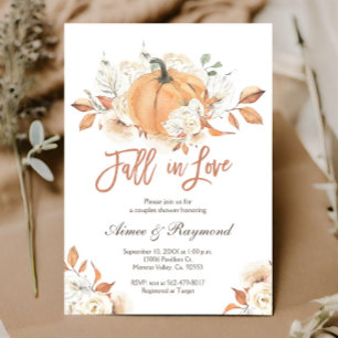 Invitación Ducha Pareja Cae Enamorada Ducha De Novias