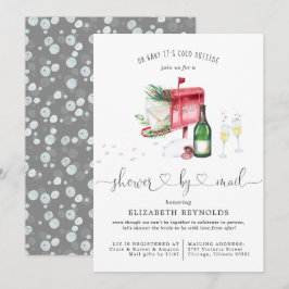 Invitación Ducha por correo | Ducha de novia de Navidad de in