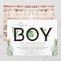 Ducha por correo es un niño vegetación de la selva