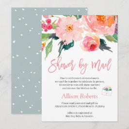 Invitación Ducha por correo Whimsical Watercolor Garden Flora