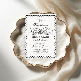 Invitación Ducha Retro Bridal De La Mano Del Club Del Libro