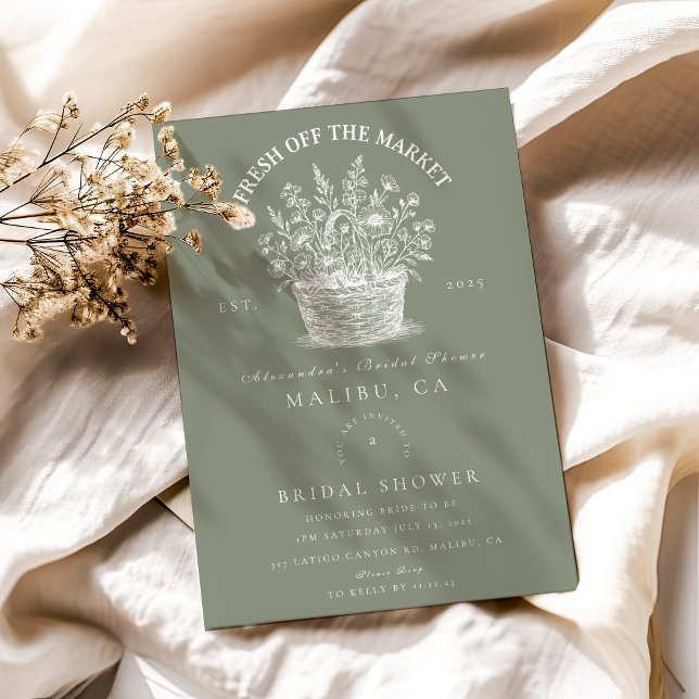 Invitación Ducha Rustic Market Garden (Subido por el creador)
