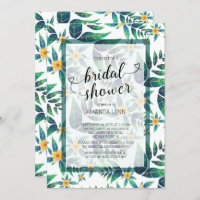 Ducha tropical nupcial Hibiscus floral