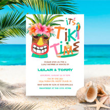 Ducha Tropical Tiki Luau Parejas
