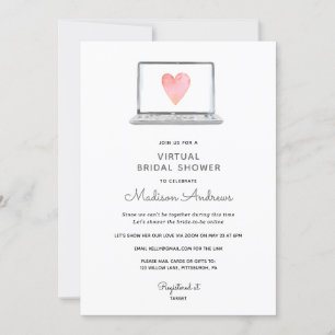 Invitación Ducha virtual de novias