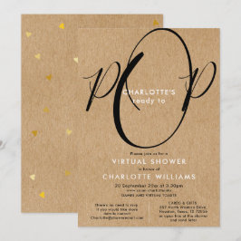 Invitación Ducha virtual en línea a distancia por correo