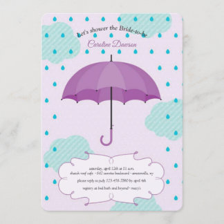 Invitación Duchas de abril Ducha de novia