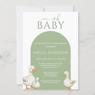 Invitación Duck Baby Shower