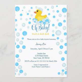 Invitación Duck Baby Shower