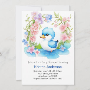 Invitación Duck Boy Baby Shower