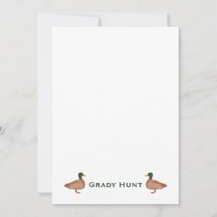 Invitación Duck Stationary