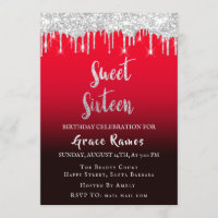 Dulce 16ª Elisabeth Gris Rojo Perforaciones de Pla