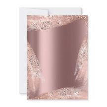 Dulce 16ª Rosa de vestido de novia Diamond Sparkly