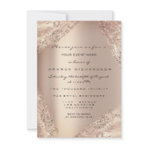 Dulce 16º Vestido Chispa Rosa Oro Ombre