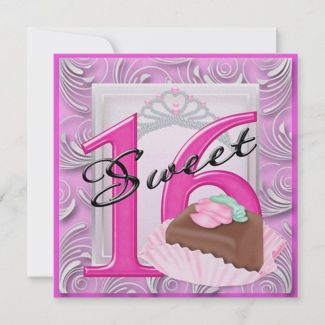 Invitación Dulce 16 (Anverso)