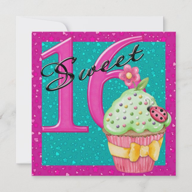 Invitación Dulce 16 (Anverso)