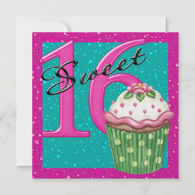 Invitación Dulce 16 (Anverso)