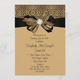 Invitación Dulce 16 de los diamantes de las pedrerías claras