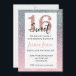 Invitación Dulce 16 Dieciséis Rosas de la fiesta de los cumpl<br><div class="desc">Este diseño se creó a través del arte digital. Puede ser personalizado en el área de proporcionar o personalizar eligiendo la opción de pulsar para personalizar y cambiando el nombre, las iniciales o las palabras. También puede cambiar el color y estilo del texto o eliminar el texto para un diseño...</div>