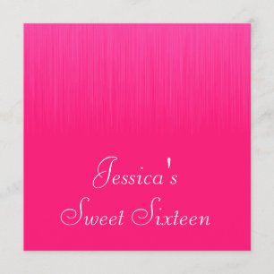 Invitación Dulce 16 Fiesta de cumpleaños Estático Rosado Cali