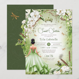 Invitación Dulce 16 La princesa de cuento de hadas del prínci