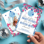 Invitación Dulce 16 Santorini Bougainvillea Musical Mamma mia<br><div class="desc">Transporte a sus huéspedes a Grecia con nuestra colección de dulces 16 de danza Queen inspirada en Bougainvillea! Experimente el encanto del Mediterráneo en cada detalle de su dulce celebración de dieciséis. Inspirados por los vivos colores griegos y los ritmos musicales, nuestras invitaciones y decoración de estilo rosa y azul...</div>
