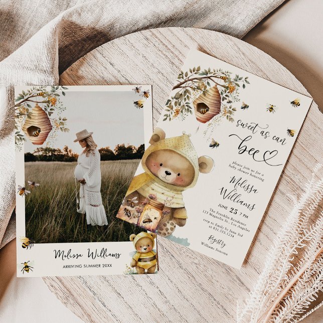 Invitación Dulce acuarela de foto como puede ser Baby Shower (Subido por el creador)